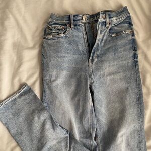 American Eagle Outfitters Light Wash Straight Jeans
